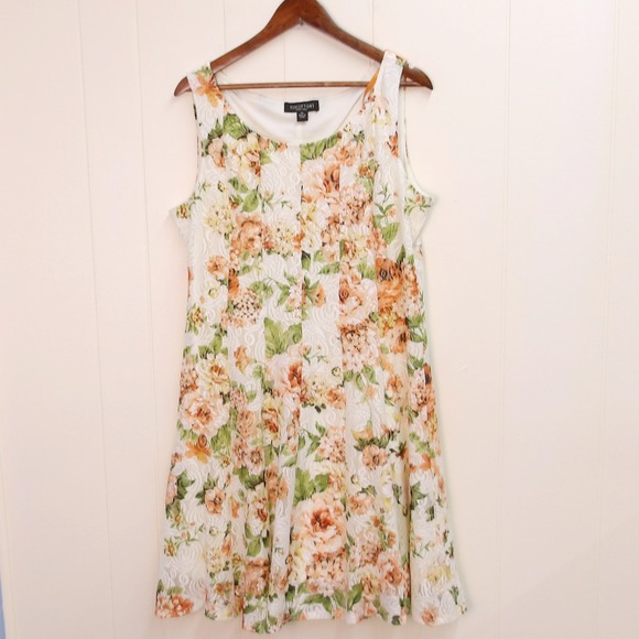 Perceptions‎ New York Women's XL Dress Floral Print Sleeveless /#8023 - Picture 3 of 5